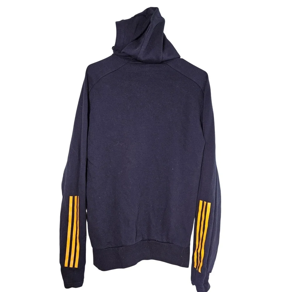 Adidas LA Galaxy Quarter Zip Hoodie Mens Large Navy‎ Blue Soccer Gorpcore MLS